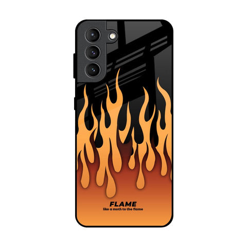 Fire Flame Glossy Case for Samsung Galaxy S21 Plus