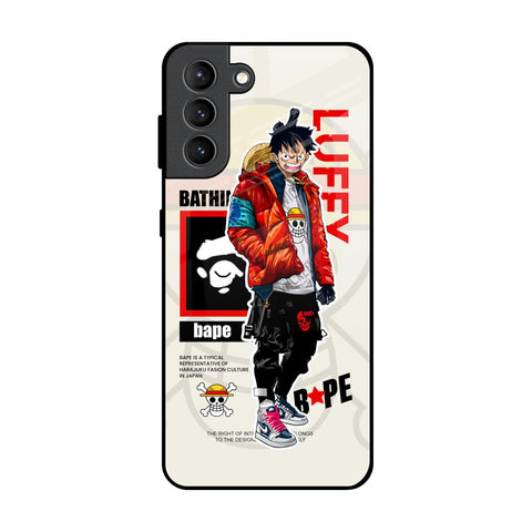 Bape Luffy Glossy Case for Samsung Galaxy S21 Plus
