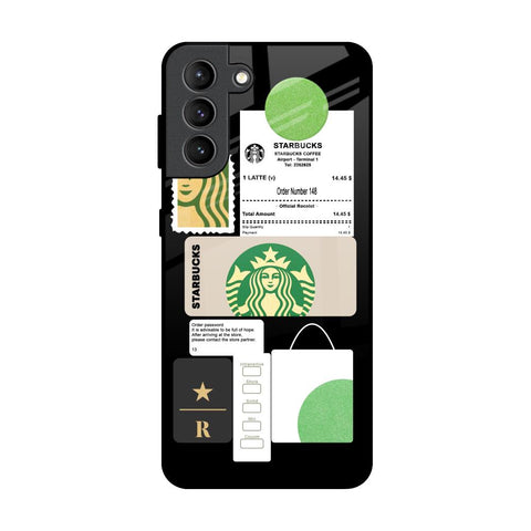Coffee Latte Glossy Case for Samsung Galaxy S21 Plus