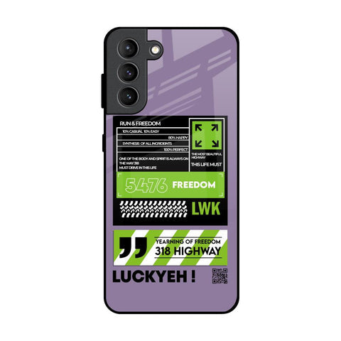 Run & Freedom Glossy Case for Samsung Galaxy S21 Plus