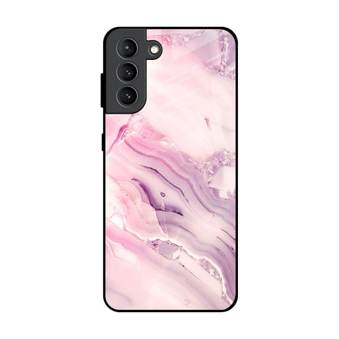Diamond Pink Gradient Glossy Case For Samsung Galaxy S21 Plus