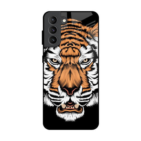 Angry Tiger Glossy Case For Samsung Galaxy S21 Plus