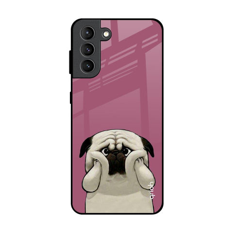 Funny Pug Face Glossy Case For Samsung Galaxy S21 Plus
