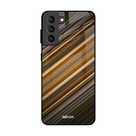 Diagonal Slash Pattern Glossy Case for Samsung Galaxy S21 Plus