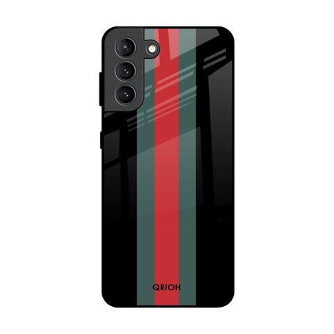 Vertical Stripes Glossy Case for Samsung Galaxy S21 Plus