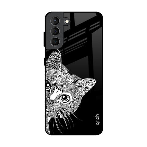 Kitten Mandala Glossy Case for Samsung Galaxy S21 Plus