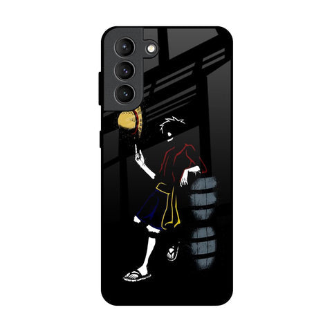 Luffy Line Art Glossy Case for Samsung Galaxy S21 Plus