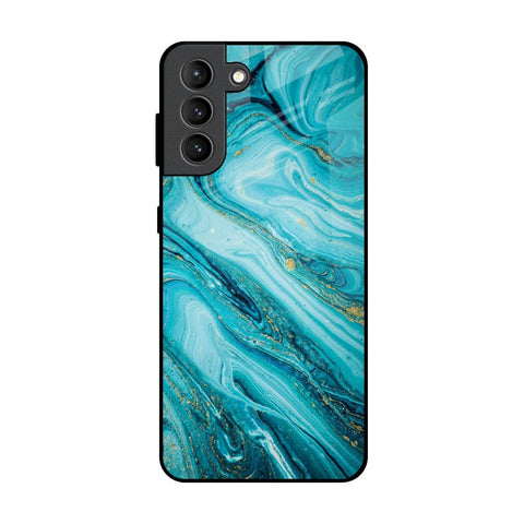 Ocean Marble Glossy Case for Samsung Galaxy S21 Plus