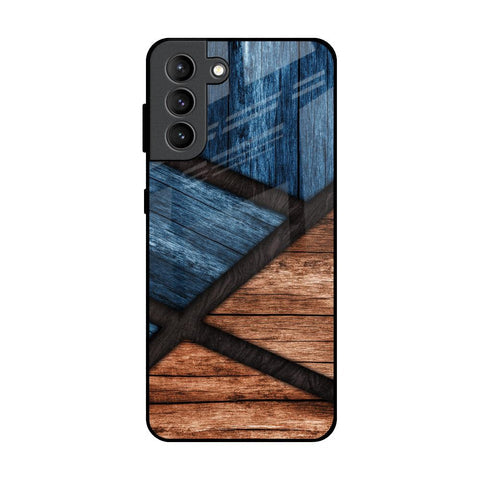 Wooden Tiles Glossy Case for Samsung Galaxy S21 Plus