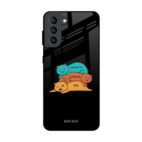 Anxiety Stress Glossy Case for Samsung Galaxy S21 Plus