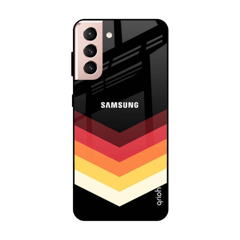 Abstract Arrow Pattern Glossy Case For Samsung Galaxy S21 Plus