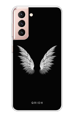 White Angel Wings Soft Cover for Samsung Galaxy S21 Plus