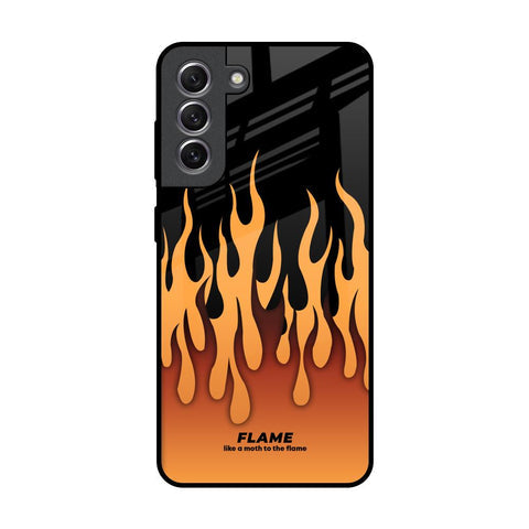 Fire Flame Glossy Case for Samsung Galaxy S21