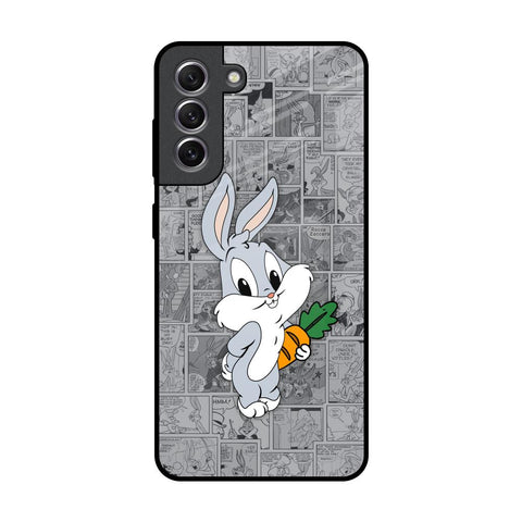 Cute Baby Bunny Glossy Case for Samsung Galaxy S21
