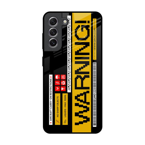 Aircraft Warning Glossy Case for Samsung Galaxy S21