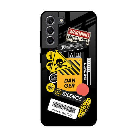 Danger Signs Glossy Case for Samsung Galaxy S21