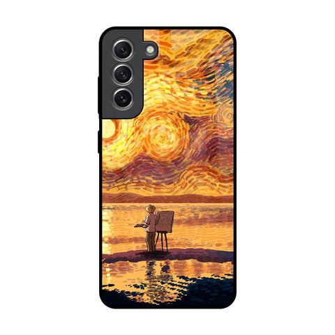 Sunset Vincent Glossy Case for Samsung Galaxy S21
