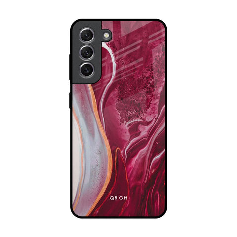 Crimson Ruby Glossy Case for Samsung Galaxy S21