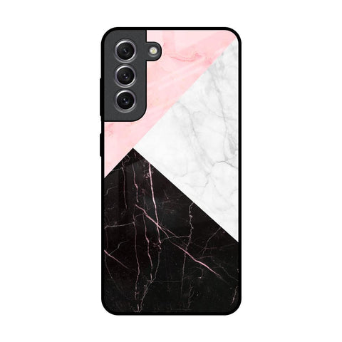 Marble Collage Art Glossy Case For Samsung Galaxy S21