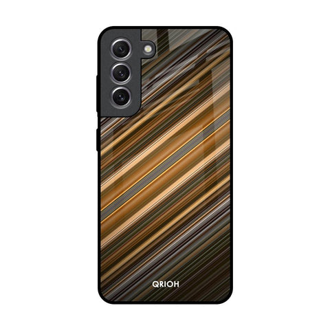 Diagonal Slash Pattern Glossy Case for Samsung Galaxy S21