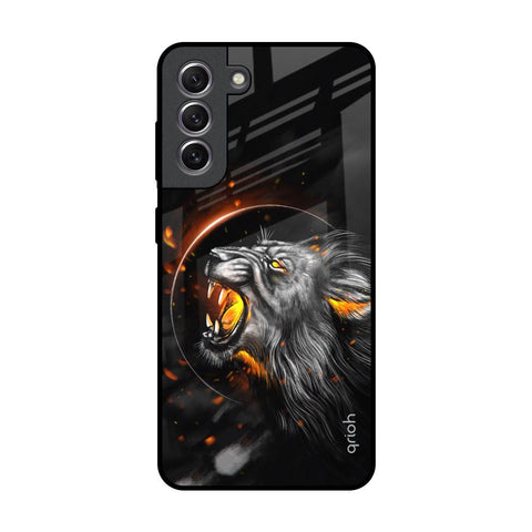 Aggressive Lion Glossy Case for Samsung Galaxy S21