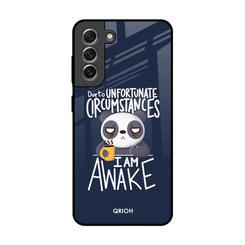 Struggling Panda Glossy Case for Samsung Galaxy S21