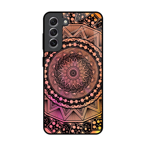 Floral Mandala Glossy Case for Samsung Galaxy S21