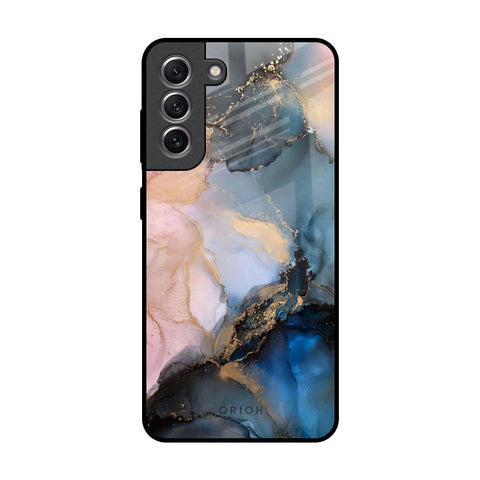 Marble Ink Abstract Glossy Case for Samsung Galaxy S21