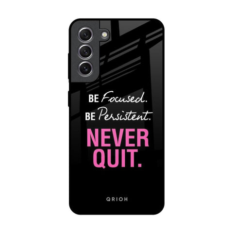 Be Focused Glossy Case for Samsung Galaxy S21