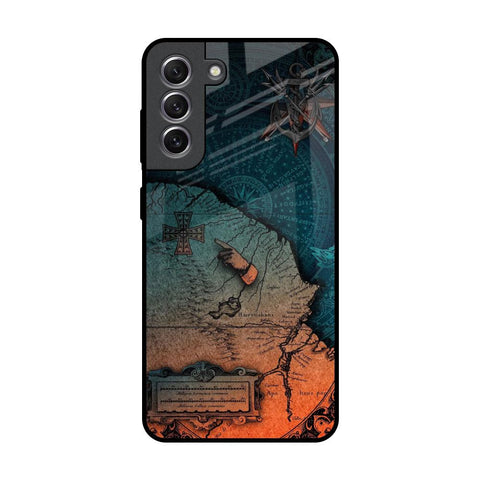 Geographical Map Glossy Case for Samsung Galaxy S21