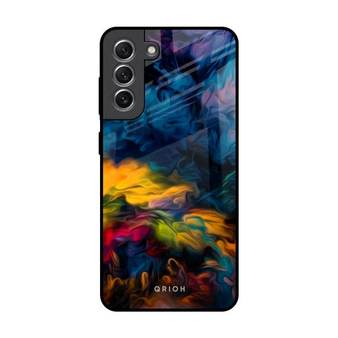 Multicolor Oil Painting Glossy Case for Samsung Galaxy S21