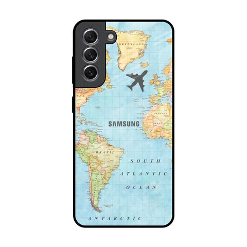 Fly Around The World Glossy Case for Samsung Galaxy S21
