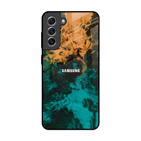 Watercolor Wave Glossy Case for Samsung Galaxy S21