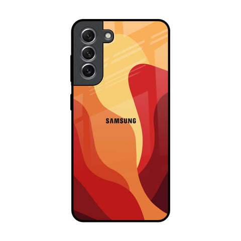 Magma Color Pattern Glossy Case for Samsung Galaxy S21