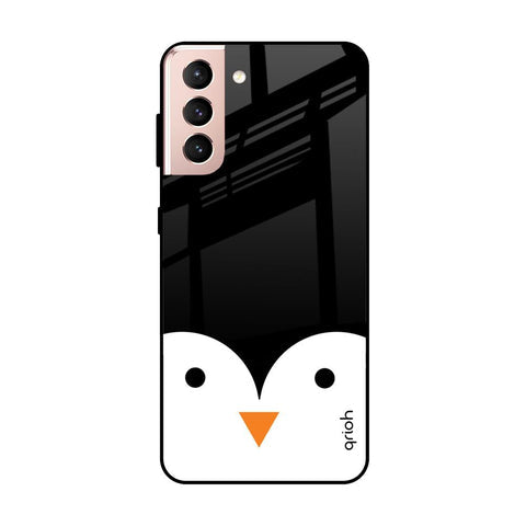 Cute Penguin Glossy Case for Samsung Galaxy S21