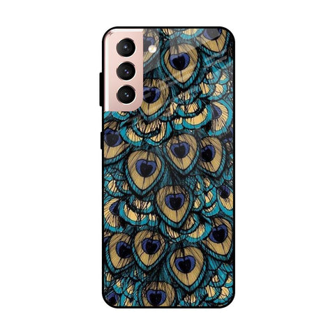 Peacock Feathers Glossy case for Samsung Galaxy S21