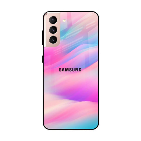 Colorful Waves Glossy case for Samsung Galaxy S21
