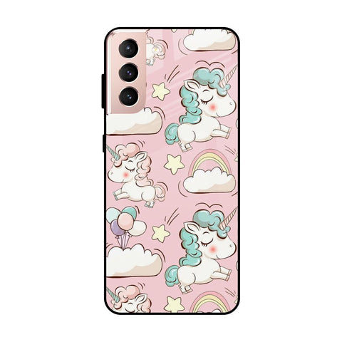 Balloon Unicorn Glossy case for Samsung Galaxy S21