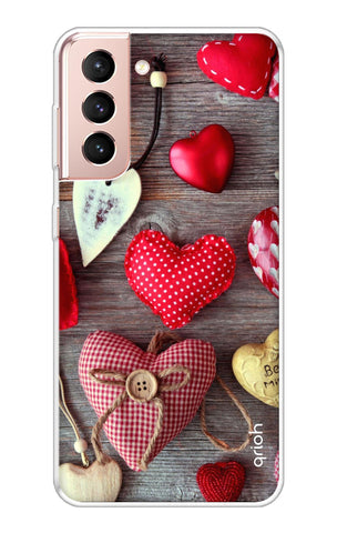 Valentine Hearts Soft Cover for Samsung Galaxy S21