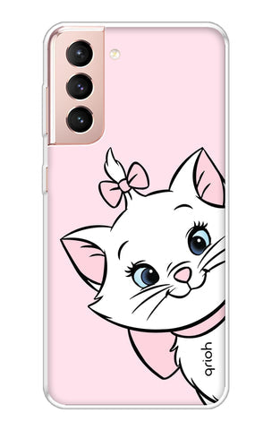 Cute Kitty Soft Cover For Samsung Galaxy S21