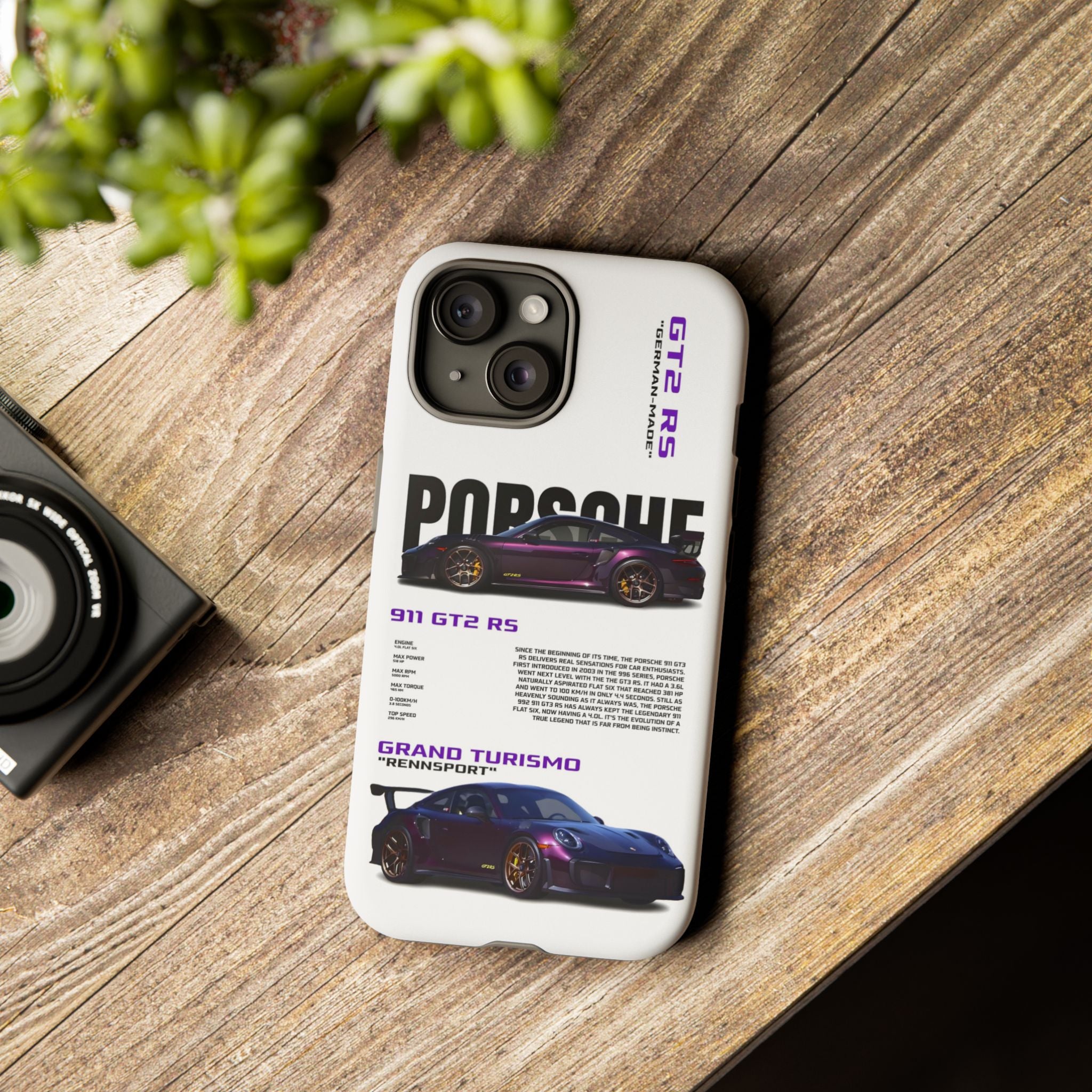 Violet Velocity Tough Case  Available For All iPhone Models