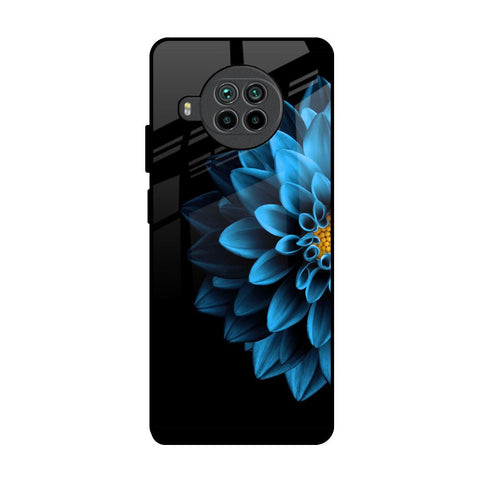 Half Blue Flower Glossy Case for Mi 10i 5G