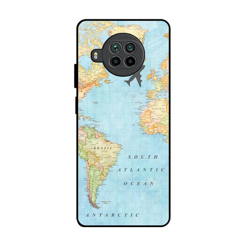 Travel Map Glossy Case for Mi 10i 5G