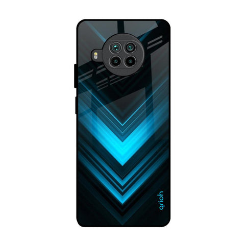 Vertical Blue Arrow Glossy Case For Mi 10i 5G