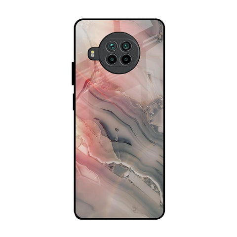 Pink And Grey Marble Glossy Case For Mi 10i 5G