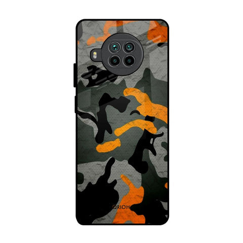 Camouflage Orange Glossy Case For Mi 10i 5G