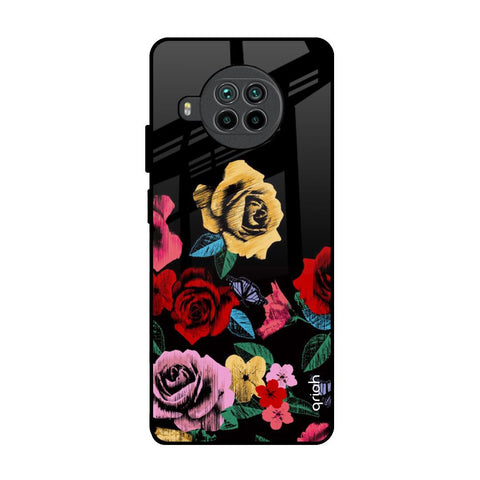 Floral Decorative Glossy Case For Mi 10i 5G