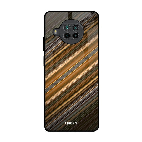 Diagonal Slash Pattern Glossy Case for Mi 10i 5G