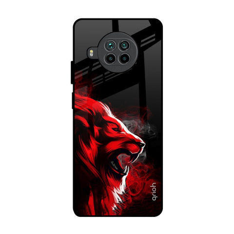 Red Angry Lion Glossy Case for Mi 10i 5G