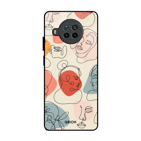 Abstract Faces Glossy Case for Mi 10i 5G